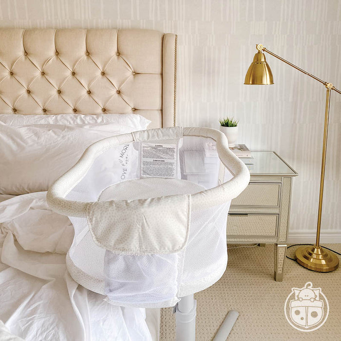 BassiNest Swivel Sleeper- Premiere - Pebble by HALO at $349.99! Shop now at Nestled by Snuggle Bugz for Nursery & Décor.