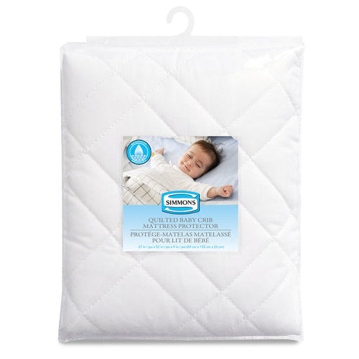 Quilted Crib Mattress Protector by Sealy at $26.99! Shop now at Nestled by Snuggle Bugz for Nursery & Décor.