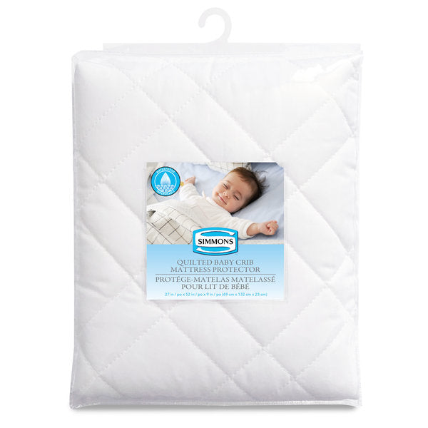 Quilted Crib Mattress Protector by Sealy at $26.99! Shop now at Nestled by Snuggle Bugz for Nursery & Décor.