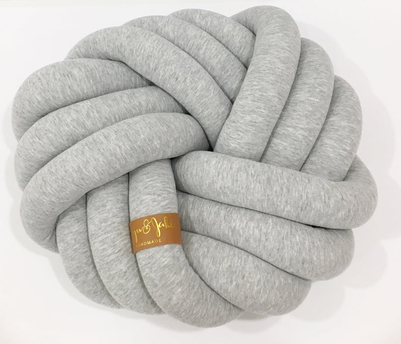 Kids Floor Seat Knot Cushion - Light Grey by Juju & Jake at $59.99! Shop now at Nestled by Snuggle Bugz for Nursery & Décor.