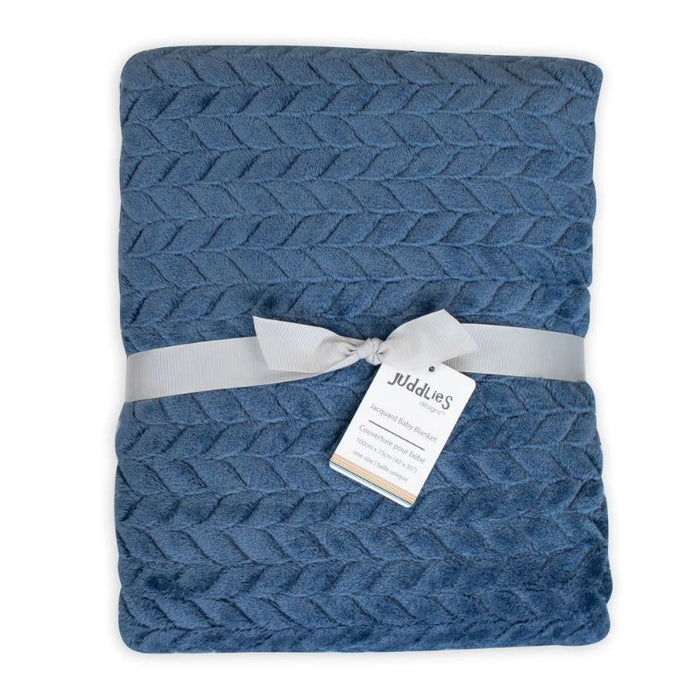 Jacquard Flannel Blanket by Juddlies at $44.99! Shop now at Nestled by Snuggle Bugz for Nursery & Décor.