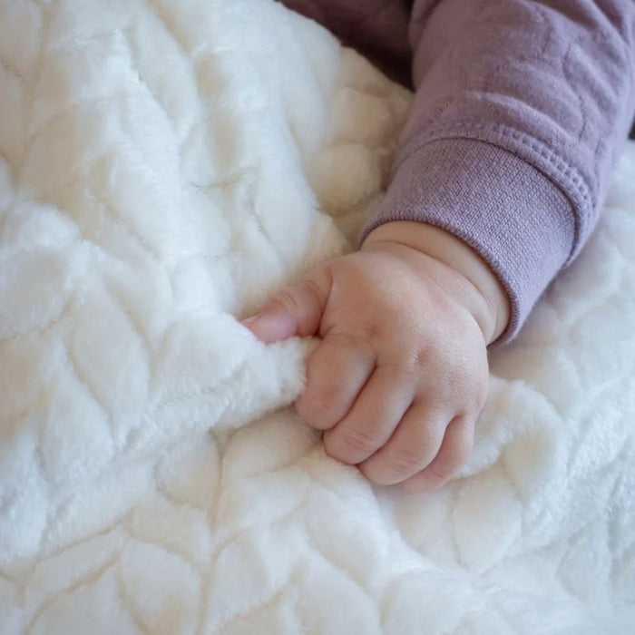Jacquard Flannel Blanket by Juddlies at $44.99! Shop now at Nestled by Snuggle Bugz for Nursery & Décor.