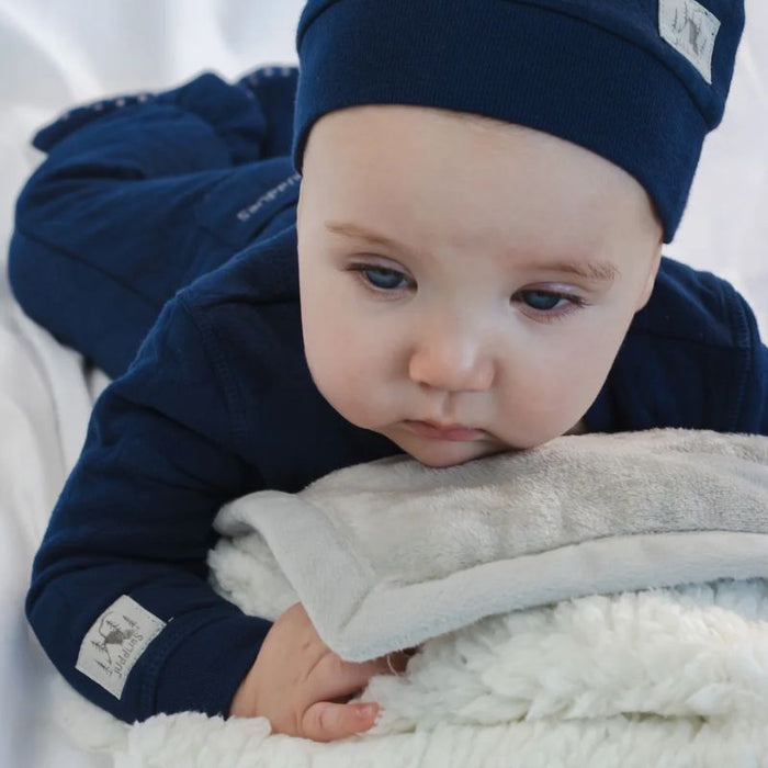 Flannel Sherpa Blanket by Juddlies at $49.99! Shop now at Nestled by Snuggle Bugz for Nursery & Décor.