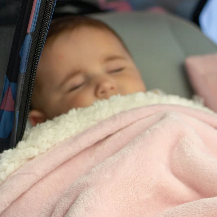 Flannel Sherpa Blanket by Juddlies at $49.99! Shop now at Nestled by Snuggle Bugz for Nursery & Décor.