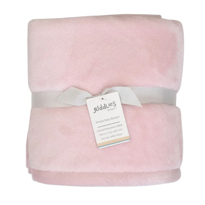 Flannel Sherpa Blanket by Juddlies at $49.99! Shop now at Nestled by Snuggle Bugz for Nursery & Décor.