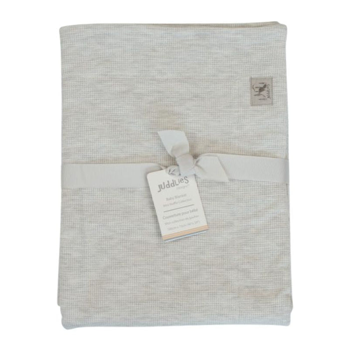 Mini Waffle Baby Blanket by Juddlies at $39.99! Shop now at Nestled by Snuggle Bugz for Nursery & Décor.