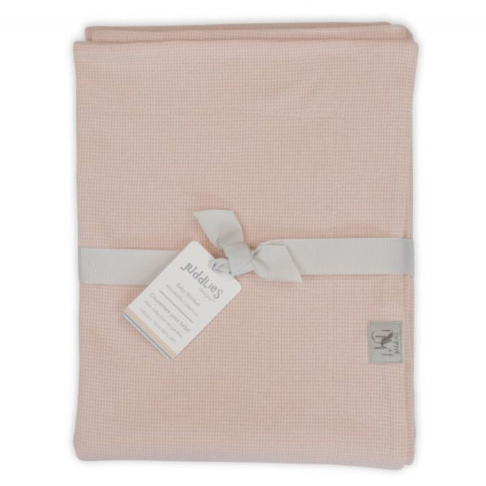 Mini Waffle Baby Blanket by Juddlies at $39.99! Shop now at Nestled by Snuggle Bugz for Nursery & Décor.