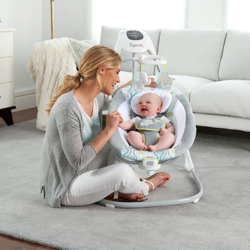 Cradling Swing - Everston by Ingenuity at $161.88! Shop now at Nestled by Snuggle Bugz for Gear.