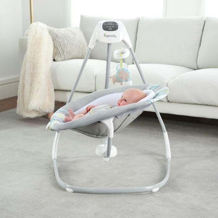 Cradling Swing - Everston by Ingenuity at $161.88! Shop now at Nestled by Snuggle Bugz for Gear.