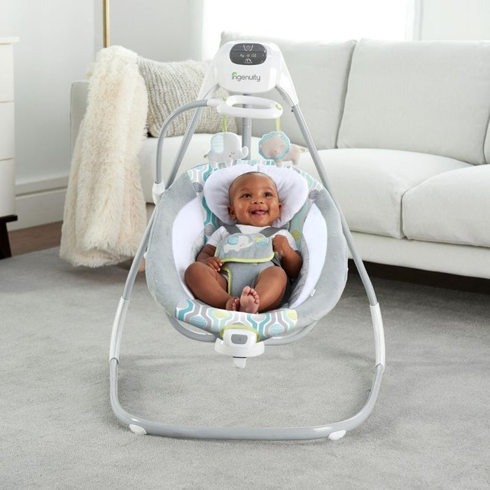 Cradling Swing - Everston by Ingenuity at $161.88! Shop now at Nestled by Snuggle Bugz for Gear.
