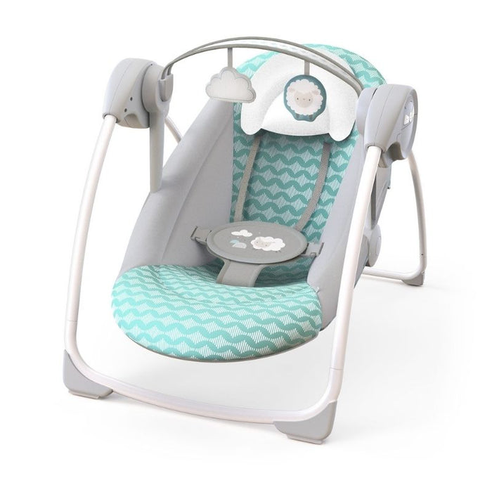 Swingity Swing Easy-Fold Portable Swing – Goji by Ingenuity at $89.99! Shop now at Nestled by Snuggle Bugz for Gear.