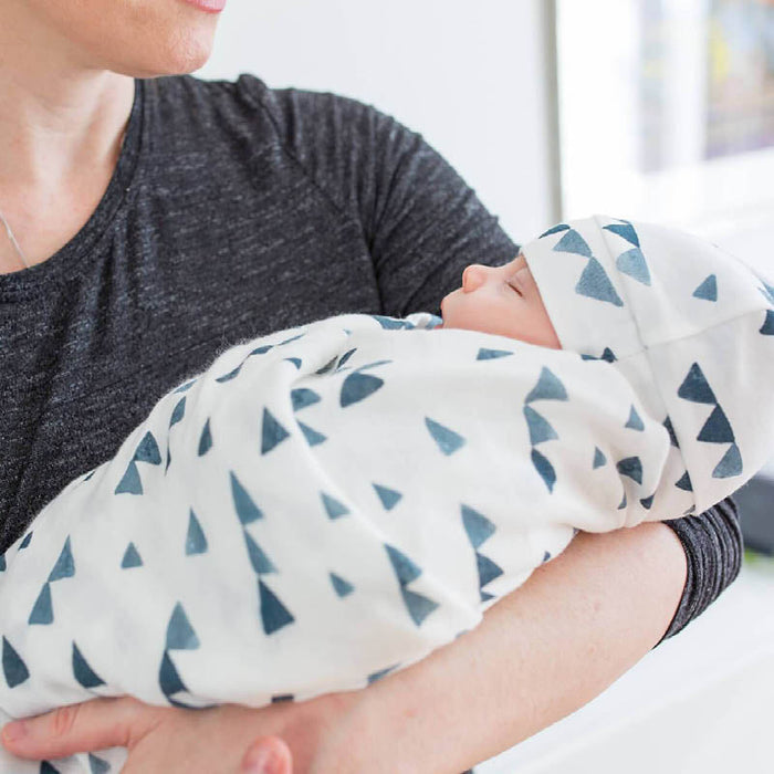 Bamboo Swaddle by Lulujo at $15.88! Shop now at Nestled by Snuggle Bugz for Nursery & Decor.