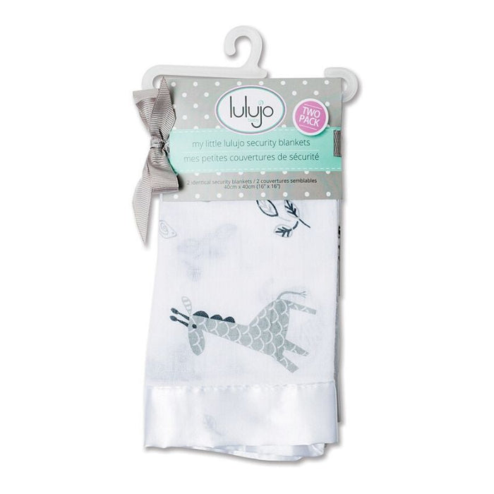 Cotton Muslin Security Blankets by Lulujo at $19.99! Shop now at Nestled by Snuggle Bugz for Nursery & Décor.