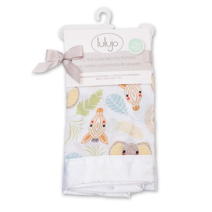 Cotton Muslin Security Blankets by Lulujo at $19.99! Shop now at Nestled by Snuggle Bugz for Nursery & Décor.