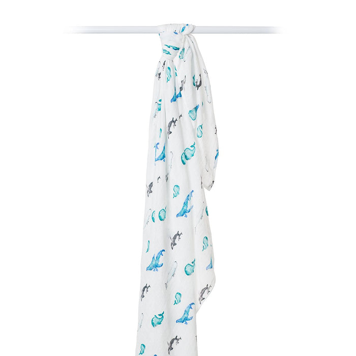 Bamboo Swaddle by Lulujo at $15.88! Shop now at Nestled by Snuggle Bugz for Nursery & Decor.