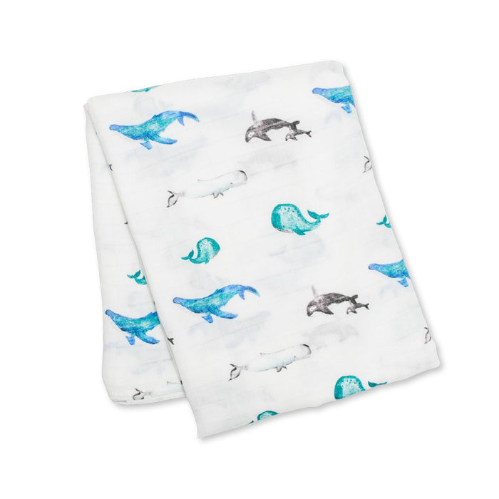 Bamboo Swaddle by Lulujo at $15.88! Shop now at Nestled by Snuggle Bugz for Nursery & Decor.