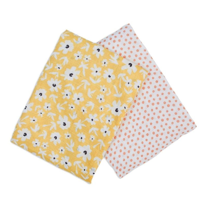 Cotton Swaddles - 2 Pack by Lulujo at $27.88! Shop now at Nestled by Snuggle Bugz for Nursery & Decor.