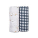 Cotton Swaddles - 2 Pack by Lulujo at $27.88! Shop now at Nestled by Snuggle Bugz for Nursery & Decor.