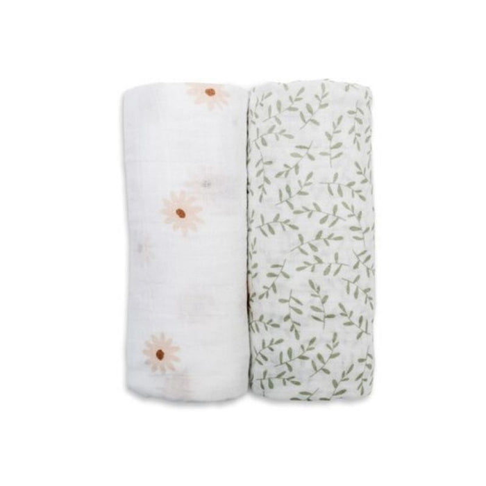 Cotton Swaddles - 2 Pack by Lulujo at $27.88! Shop now at Nestled by Snuggle Bugz for Nursery & Decor.