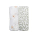 Cotton Swaddles - 2 Pack by Lulujo at $27.88! Shop now at Nestled by Snuggle Bugz for Nursery & Decor.