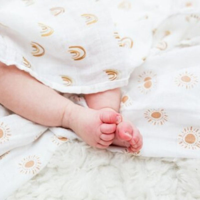 Cotton Swaddles - 2 Pack by Lulujo at $27.88! Shop now at Nestled by Snuggle Bugz for Nursery & Decor.