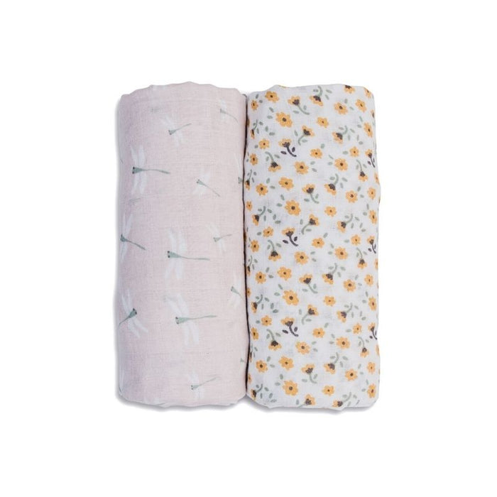 Cotton Swaddles - 2 Pack by Lulujo at $27.88! Shop now at Nestled by Snuggle Bugz for Nursery & Decor.