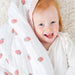 Reversible Muslin Blanket by Lulujo at $54.99! Shop now at Nestled by Snuggle Bugz for Nursery & Décor.