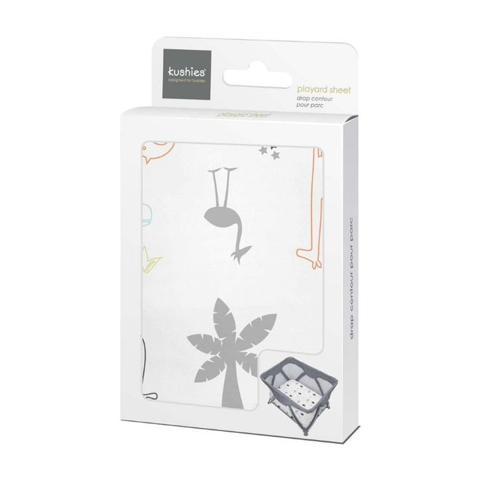 Percale Dream - Playard Sheet by Kushies at $18.99! Shop now at Nestled by Snuggle Bugz for Nursery & Décor.