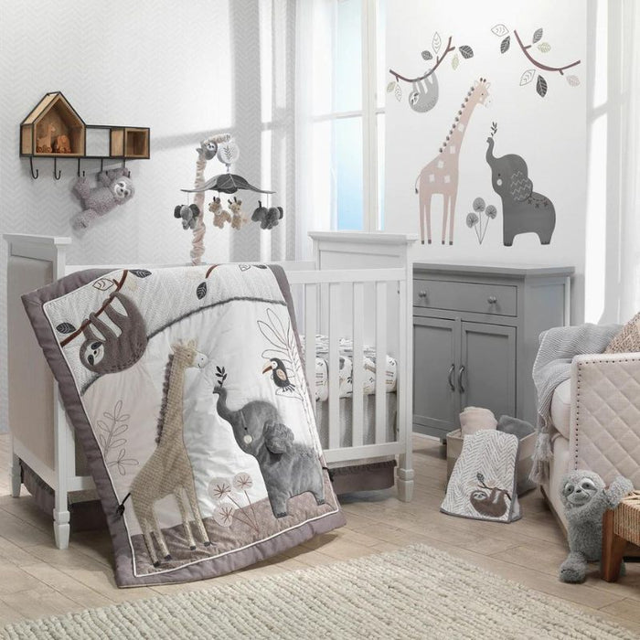 4-piece Crib Bedding Set by Lambs & Ivy at $239.99! Shop now at Nestled by Snuggle Bugz for Nursery & Décor.