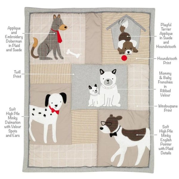 3-Piece Baby Crib Bedding Set by Lambs & Ivy at $209.99! Shop now at Nestled by Snuggle Bugz for Nursery & Décor.