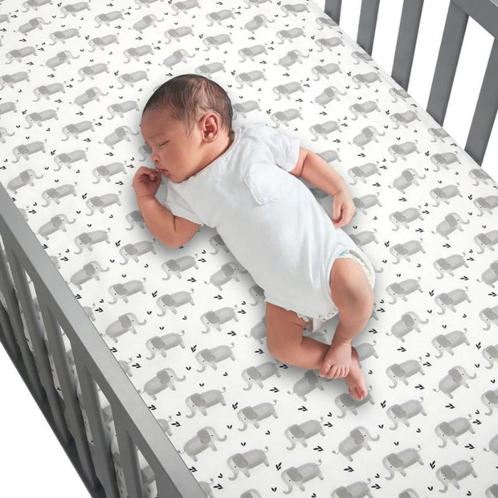 Organic Cotton Fitted Crib Sheet by Lambs & Ivy at $37.99! Shop now at Nestled by Snuggle Bugz for Nursery & Décor.