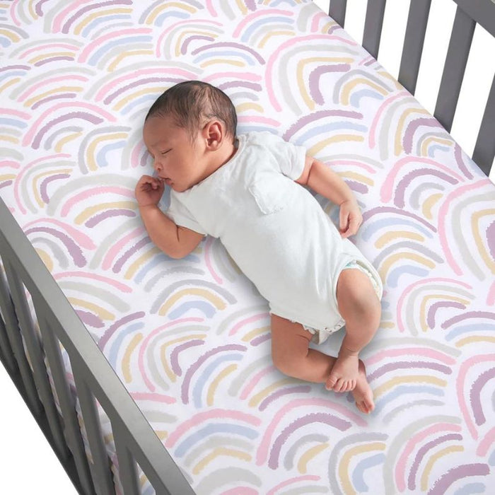 Organic Cotton Fitted Crib Sheet by Lambs & Ivy at $37.99! Shop now at Nestled by Snuggle Bugz for Nursery & Décor.
