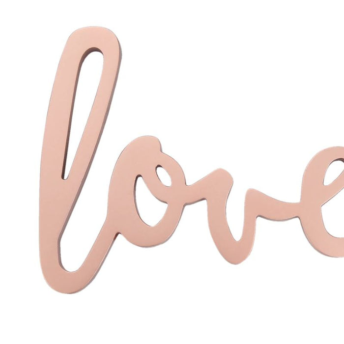 Loved Rose Gold Wood Wall Decor by Lambs & Ivy at $24.99! Shop now at Nestled by Snuggle Bugz for Nursery & Décor.