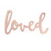 Loved Rose Gold Wood Wall Decor by Lambs & Ivy at $24.99! Shop now at Nestled by Snuggle Bugz for Nursery & Décor.