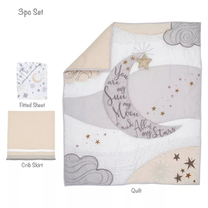 3-Piece Baby Crib Bedding Set by Lambs & Ivy at $209.99! Shop now at Nestled by Snuggle Bugz for Nursery & Décor.