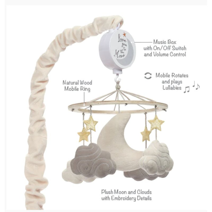 Musical Crib Mobile by Lambs & Ivy at $74.99! Shop now at Nestled by Snuggle Bugz for Nursery & Décor.