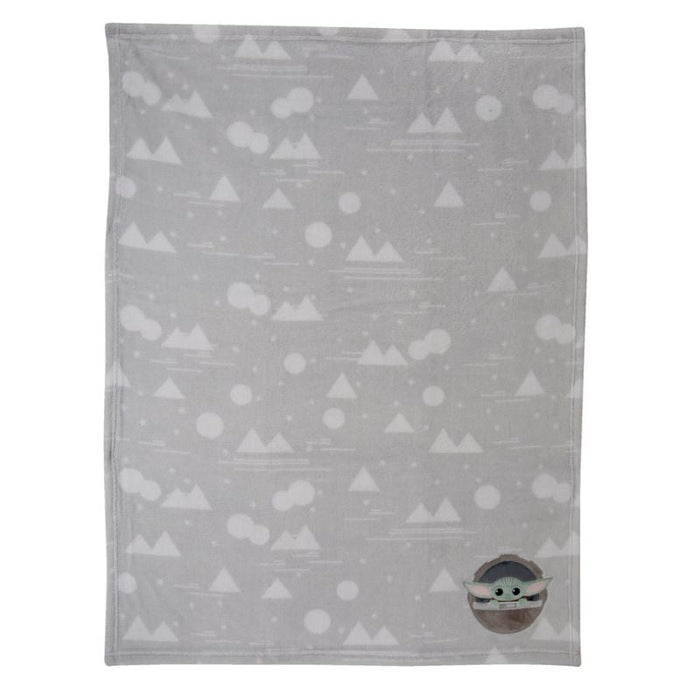 The Child/Baby Yoda Gray Fleece Baby Blanket by Lambs & Ivy at $39.99! Shop now at Nestled by Snuggle Bugz for Nursery & Décor.