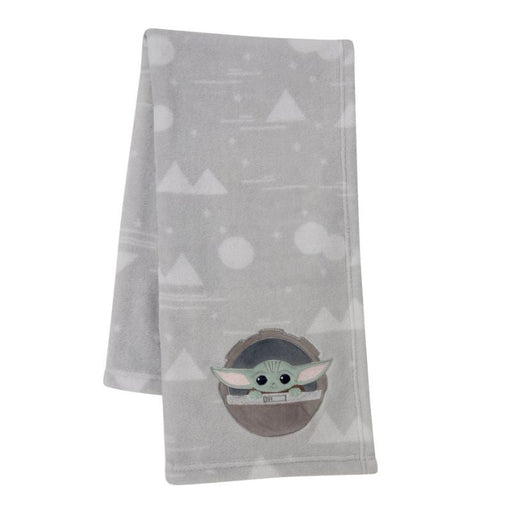 The Child/Baby Yoda Gray Fleece Baby Blanket by Lambs & Ivy at $39.99! Shop now at Nestled by Snuggle Bugz for Nursery & Décor.