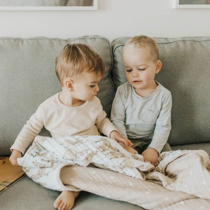 Original Cotton Muslin Quilts by Little Unicorn at $69.99! Shop now at Nestled by Snuggle Bugz for Nursery & Décor.