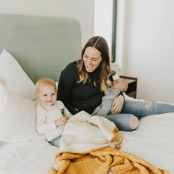 Original Cotton Muslin Quilts by Little Unicorn at $69.99! Shop now at Nestled by Snuggle Bugz for Nursery & Décor.