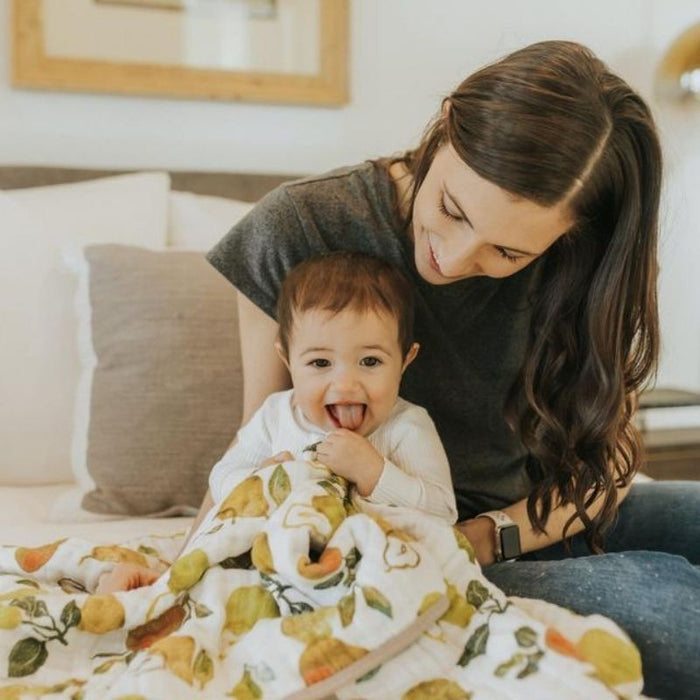 Original Cotton Muslin Quilts by Little Unicorn at $69.99! Shop now at Nestled by Snuggle Bugz for Nursery & Décor.