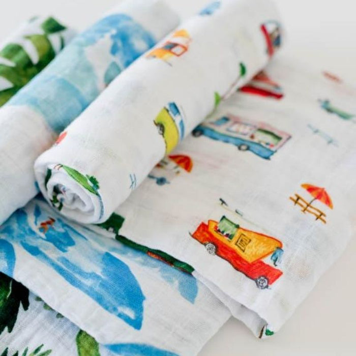 Muslin Swaddle - 3 Pack by Little Unicorn at $41.88! Shop now at Nestled by Snuggle Bugz for Nursery & Decor.