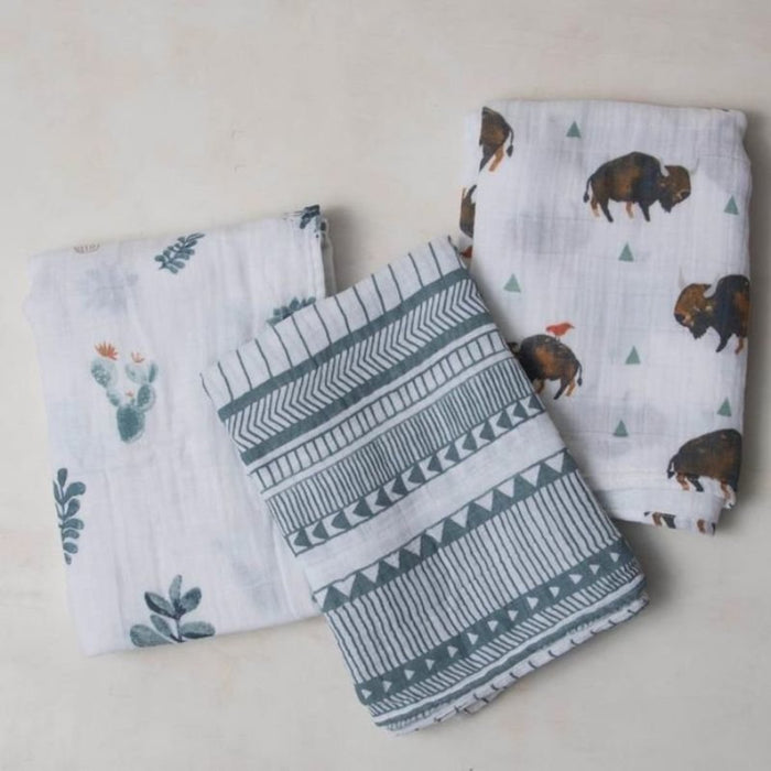Muslin Swaddle - 3 Pack by Little Unicorn at $41.88! Shop now at Nestled by Snuggle Bugz for Nursery & Decor.