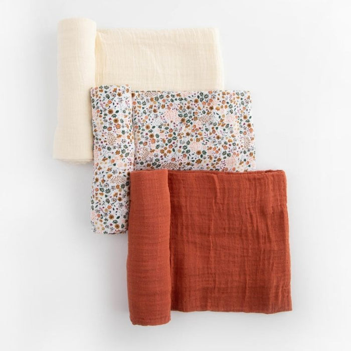 Muslin Swaddle - 3 Pack by Little Unicorn at $41.88! Shop now at Nestled by Snuggle Bugz for Nursery & Decor.