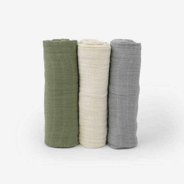 Muslin Swaddle - 3 Pack by Little Unicorn at $41.88! Shop now at Nestled by Snuggle Bugz for Nursery & Decor.