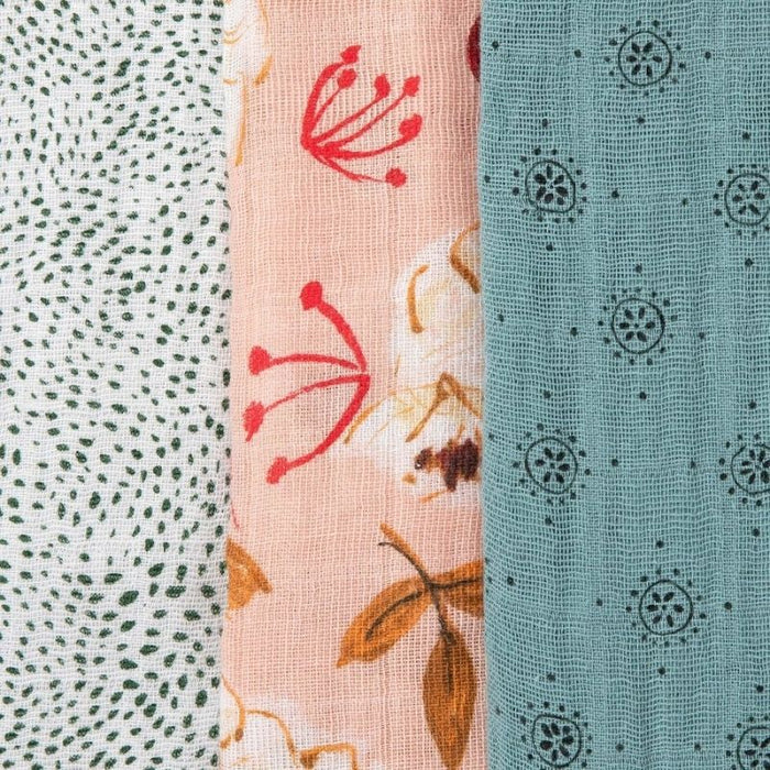 Muslin Swaddle - 3 Pack by Little Unicorn at $41.88! Shop now at Nestled by Snuggle Bugz for Nursery & Decor.