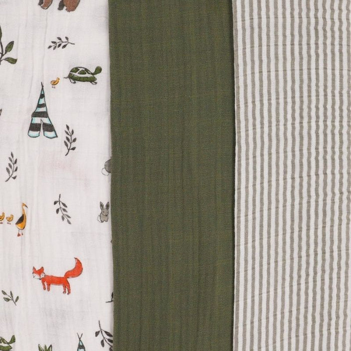 Muslin Swaddle - 3 Pack by Little Unicorn at $41.88! Shop now at Nestled by Snuggle Bugz for Nursery & Decor.