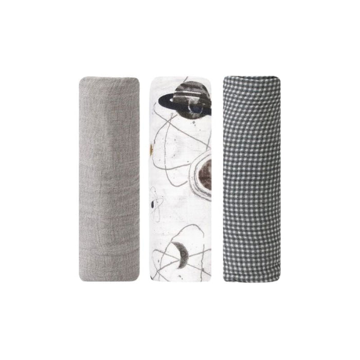 Muslin Swaddle - 3 Pack by Little Unicorn at $41.88! Shop now at Nestled by Snuggle Bugz for Nursery & Decor.