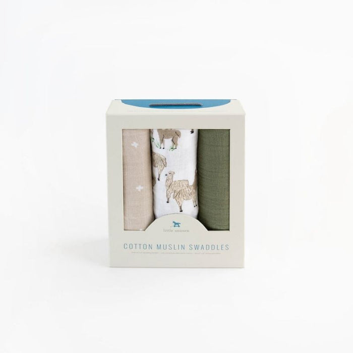 Muslin Swaddle - 3 Pack by Little Unicorn at $41.88! Shop now at Nestled by Snuggle Bugz for Nursery & Decor.