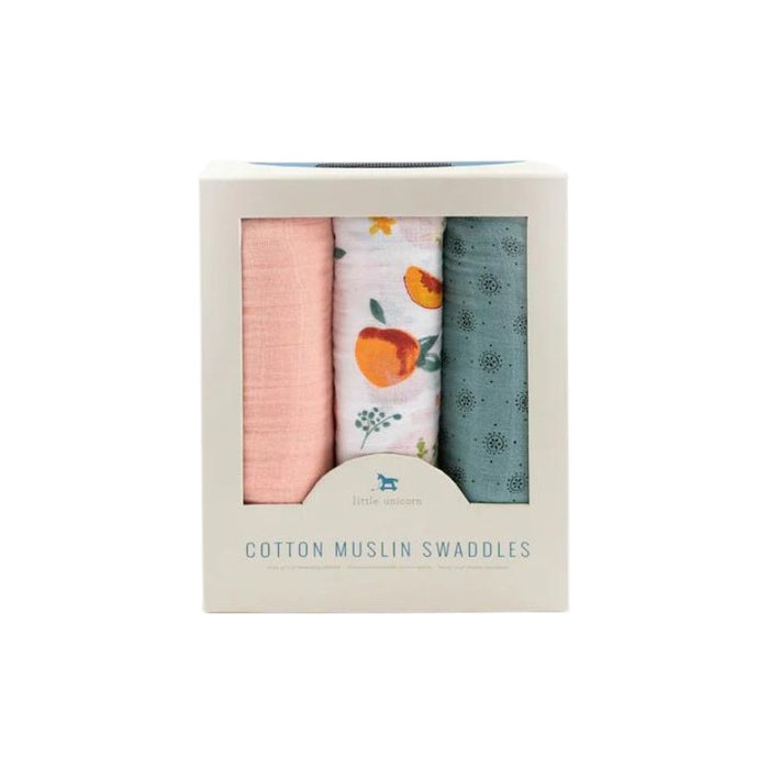 Muslin Swaddle - 3 Pack by Little Unicorn at $41.88! Shop now at Nestled by Snuggle Bugz for Nursery & Decor.